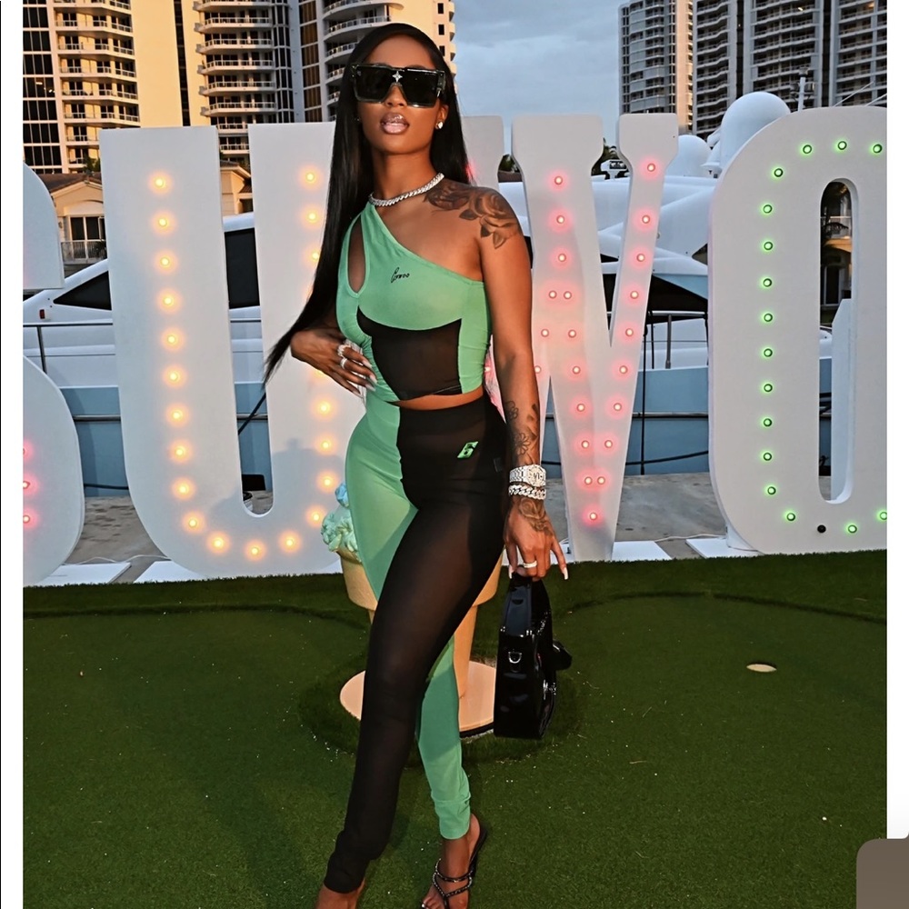 Gsuwoo Mesh Jumpsuit